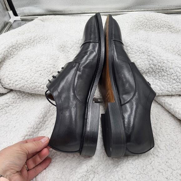 Bruno Magli Men's Aydin Cap Toe Derby Black Leather size 10 - Picture 4 of 7
